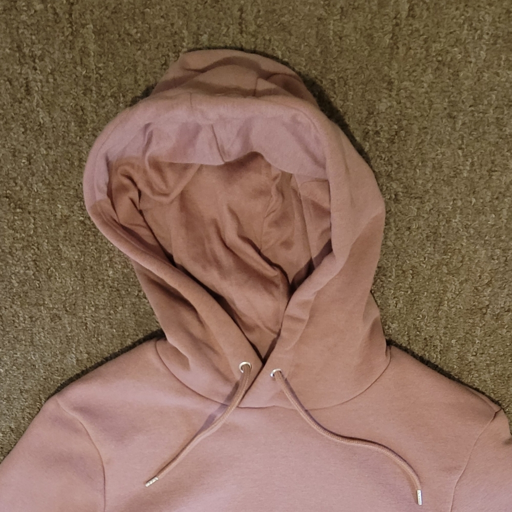 Rose color hooded sweat top - Picture 3 of 4